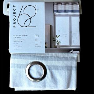 NWT Project 62 valance -54” x 15” window treatment